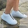 ydfagak Shoe Covers Waterproof Reusable Foldable Not-Slip Rain Shoe Covers with Zipper,Shoe Protectors Overshoes Rain Galoshes for Kids Men and Wome (Gray, XL (Women 10-13.5, Men 11.5-14)) view 2