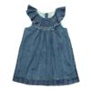 PHLONA Summer Sleeveless Sundress Cotton Casual Flower Tutu Dress 1 Year - 7 Years (Blue Stripe, 4 Years) view 1