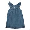 PHLONA Summer Sleeveless Sundress Cotton Casual Flower Tutu Dress 1 Year - 7 Years (Blue Stripe, 4 Years) view 2