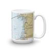 Chart Mugs Tampa Bay W Howard Frankland Bridge, 15oz - NOAA Nautical Charts view 1