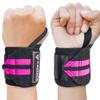 FIGHTECH Wrist Wraps for WeightLifting | 18 inch Professional Grade Lifting Wrist Wraps | Best for Powerlifting Competition, Strength Training, Bodybuilding (Pink, 18 Inch) view 1