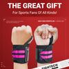 FIGHTECH Wrist Wraps for WeightLifting | 18 inch Professional Grade Lifting Wrist Wraps | Best for Powerlifting Competition, Strength Training, Bodybuilding (Pink, 18 Inch) view 2