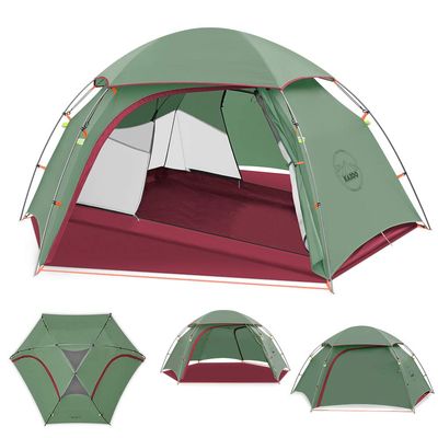 KAZOO Lightweight Backpacking Tent 2 Person Waterproof Camping Tents 2 People Hiking Tents Two Person Aluminum Poles Double Layer