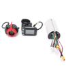 Alomejor 5.5inch LED Display Controller Electronic Brake Controller Carbon Fiber Aluminum Alloy Three Piece for E Bike(Controller + Throttle + Brake) view 3