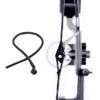 SHARROW 2pcs Peep Sight Archery Bow Tube Silicon Tubing 3/16" 1/8Hole Compound Bow Accessories (3/16 Hole Diameter)