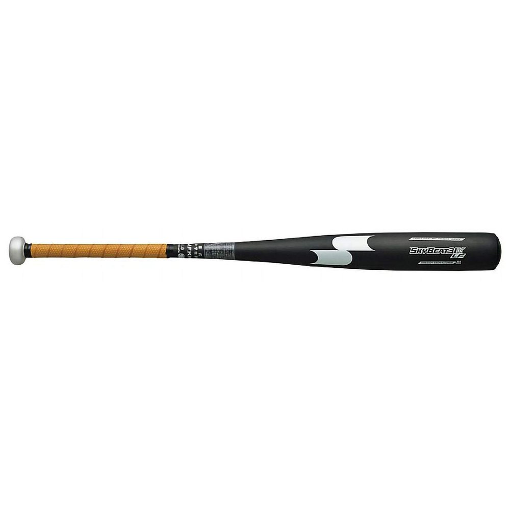 SSK Baseball Hard Bat, Metal Skybeat 31K-LF SBB2004, Black x NB Silver, 32.3 inches (82 cm), Compatible with Junior High School Hard