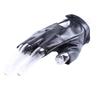 Sevenfly Women Heart Cutout Punk Half Finger Pu Leather Performance Gloves(black) view 4