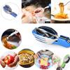 AKOAK 1 Pack Outdoor Camping Multi-purpose Dinning Knife, Stainless Steel Detachable Dinning Spoon, Camping Combination Tableware, Including Camping Fork, Knife, Spoon and Bottle Opener view 4
