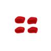 Glintbay Nosepads and Earsocks Rubber Kit for Oakley Fast Jacket/Jacket XL - Red view 3