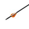 Obert 12Pcs Carbon Arrows 32Inch Spine 300 Archery Recurve Bow Compound Bow Hunting Target Practice Orange view 3