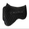 Acavallo Dressage Silicon Grip System Spine Free and Memory Foam Half Saddle Pad, One Size, Black, Horse Equipment Accessories view 1