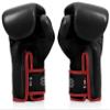 Fairtex BGV14 Muay Thai Boxing Microfibre Gloves for Men, Women, Kids | MMA Gloves, Kickboxing, Gym, Workout | Premium Quality, Light Weight & Shock Absorbent Boxing Gloves- (Black w/red trim/8oz) view 2