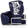 Fairtex BGV14 Muay Thai Boxing Microfibre Gloves for Men, Women, Kids | MMA Gloves, Kickboxing, Gym, Workout | Premium Quality, Light Weight & Shock Absorbent Boxing Gloves- (Blue/8oz) view 1