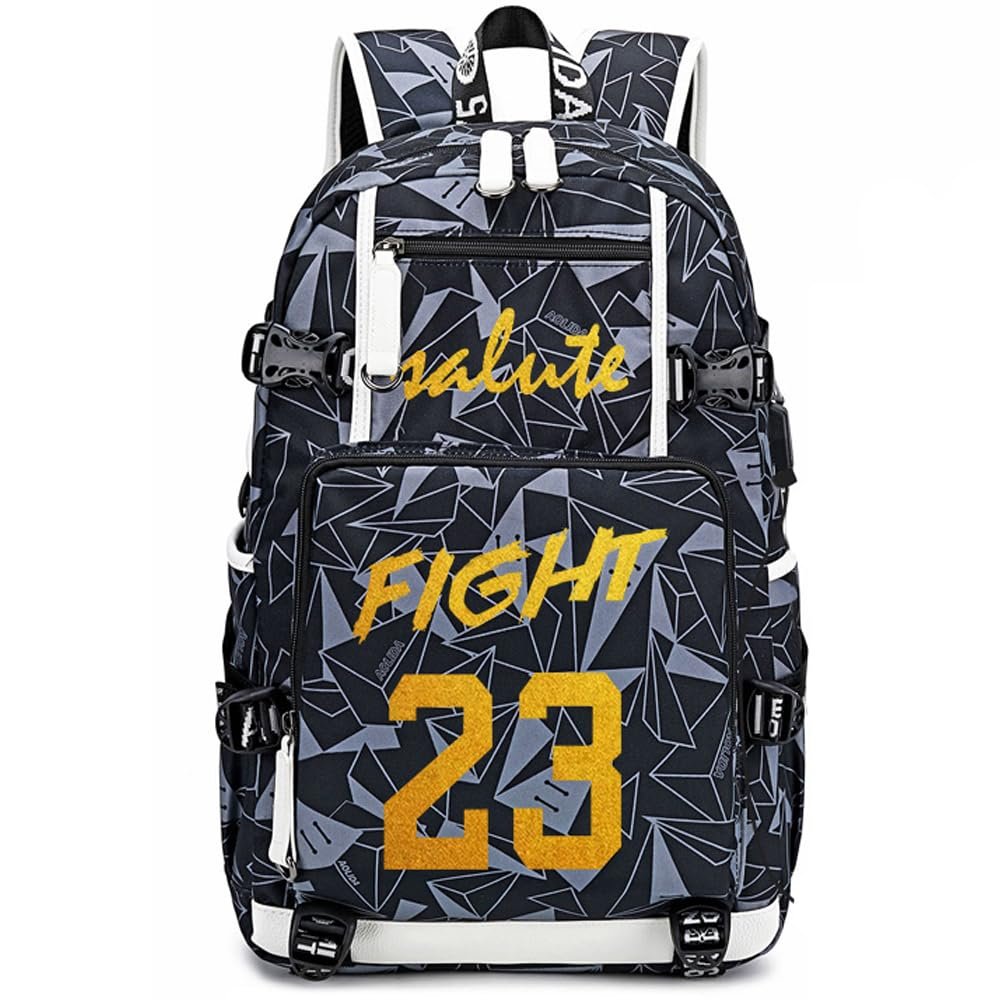 Basketball Player 23 Multifunction Backpack Travel Daypacks Fans Laptop Bag For Men Wome (Style 8)