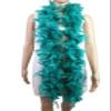 Flydreamfeathers 40 Gram 72" Long, Turkey Chandelle Feather Boa, Dancing Wedding Crafting Party Dress Up, Halloween Costume Decoration (Teal Color) view 1
