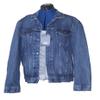 Sugar Skull Handsewn embroidered and applique denim jacket - Ships today view 4