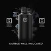 IRON FLASK Camping & Hiking Hydration Flask with Spout, Wide Mouth Insulated Stainless Steel Sports Water Bottle - 64 oz Dark Night view 4