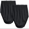 City Threads Baby Girls Boys Diaper Covers Bloomers Cotton Soft Comfortable Durable Made in USA 2-Pack, Black & Black, 2T view 1