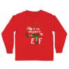 lepni.me Kids T Shirt Funny Christmas Sarcastic Elf Hilariuos Holiday Outfit (14-15 Years Red Multi Color) view 1