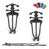Bagdent Cross Country Skis and Poles Holder  1 Pair, Universal Nordic Ski Pole Carrier (Black) view 1
