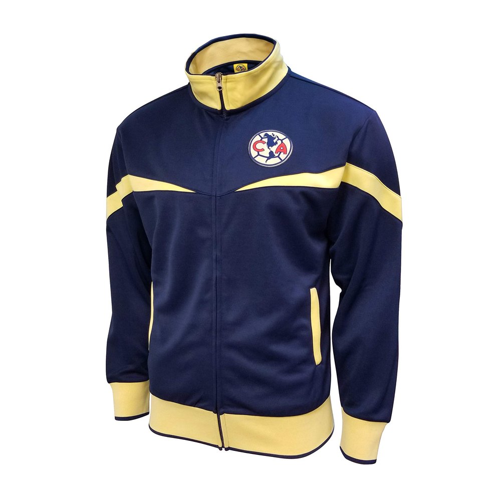 Icon Sports Official Club Amrica Soccer Track Jacket - Unisex Kids - CA39TJ Yellow YL