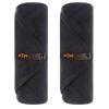 SUNLAND Microfiber Gym Bath Towel Ultra Soft Travel Camping Towel Super Absorbent Swimming Sport Towels with Carry Bag for Adults and Children 24inchX48inch Black 2 Pack view 1