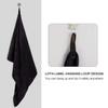 SUNLAND Microfiber Gym Bath Towel Ultra Soft Travel Camping Towel Super Absorbent Swimming Sport Towels with Carry Bag for Adults and Children 24inchX48inch Black 2 Pack view 4