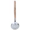 2 Pcs Ice Fishing Scoop Skimmer Ice Slush Scoop with Wood Handle Winter Outdoor Fishing Shovel Ice Tools,Metal Wood Design view 2