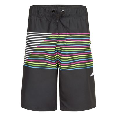 Hurley Boys' Pull On Swim Trunks, Black/Slash, 3T