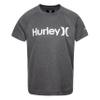 Hurley Boys' Rash Guard Shirt, Black Heather, 4T view 1