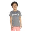 Hurley Boys' Rash Guard Shirt, Black Heather, 4T view 3