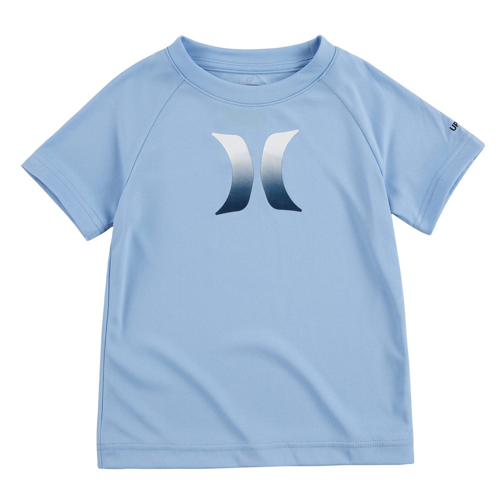 Hurley Boys' Rash Guard Shirt, Blue/Icon, 7