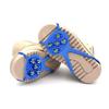 Milaloko 1 Pair (Kids Size) Crampons,Traction Cleats,Spike for Winter Walking Safety,Shoe Grips on IceSnow for Children Girls and Boys,Kids' Size 8-10 (Blue) view 1