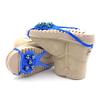 Milaloko 1 Pair (Kids Size) Crampons,Traction Cleats,Spike for Winter Walking Safety,Shoe Grips on IceSnow for Children Girls and Boys,Kids' Size 8-10 (Blue) view 2