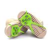 Milaloko 1 Pair (Kids Size) Crampons,Traction Cleats,Spike for Winter Walking Safety,Shoe Grips on IceSnow for Children Girls and Boys,Kids' Size 8-10 (Green) view 2