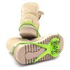 Milaloko 1 Pair (Kids Size) Crampons,Traction Cleats,Spike for Winter Walking Safety,Shoe Grips on IceSnow for Children Girls and Boys,Kids' Size 8-10 (Green) view 4