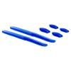 Betterun Blue Replacement Nose Pads Pieces Ear Socks Rubber Kits for Oakley Fast Jacket view 1