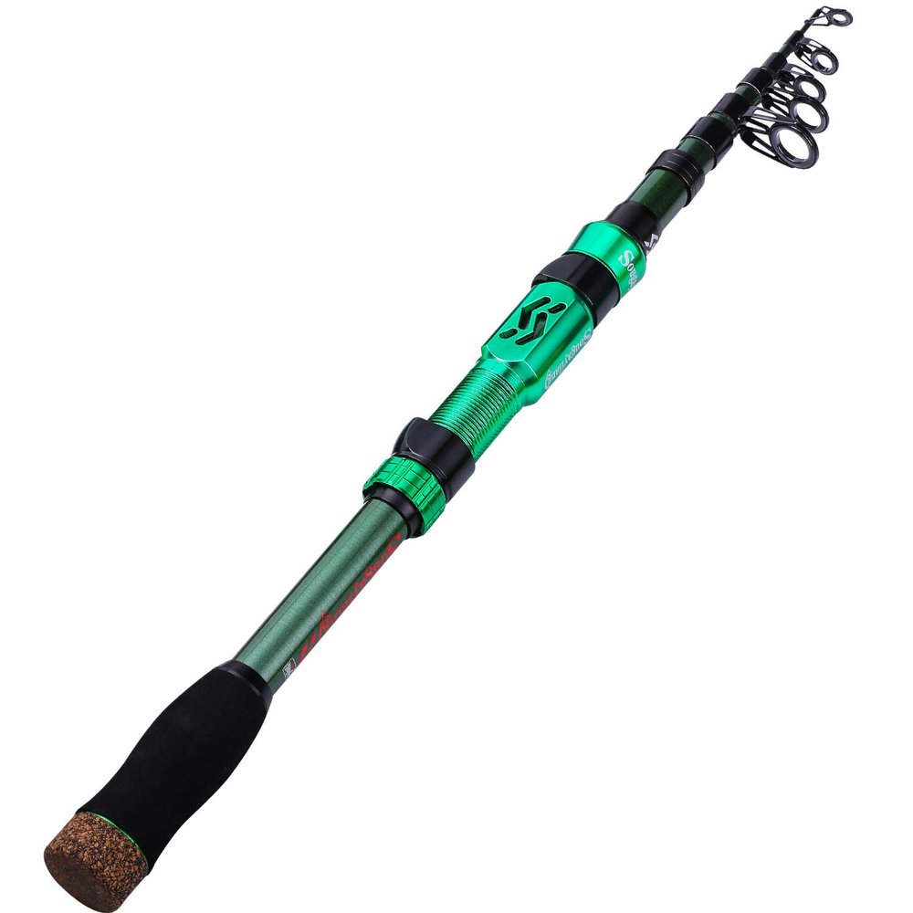Sougayilang Telescopic Fishing Rod - 24 Ton Carbon Fiber,CNC Machined Reel Seat,Comfortable EVA Handle, Travel Fishing Pole for Bass Trout Fishing (1pcs Fishing Rod, 3.0m/10.9ft)