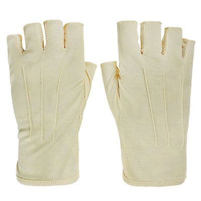 Ylucky Lightweight Summer Fingerless Gloves Men Women UV Sun Protection Driving Cotton Gloves Nonslip Touchscreen Mittens