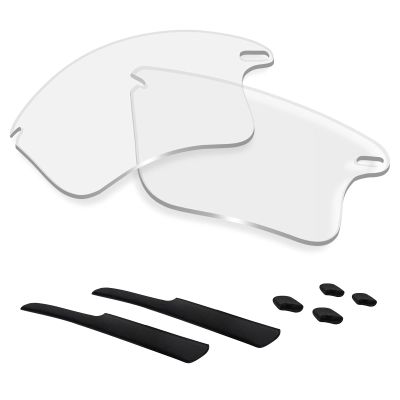 Betterun HD Clear Replacement Lenses & Rubber Kits for Oakley Fast Jacket XL