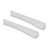 Betterun White Replacement Nose Pads Pieces Ear Socks Rubber Kits for Oakley Pit Bull view 2