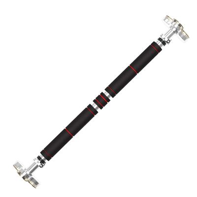 Pull Up Bars HUAHUA Home Fitness Horizontal Bar - Double-Sided Thread Telescopic - Triangular Round Non-Slip - Door Frame Pull Rod 68-90cm