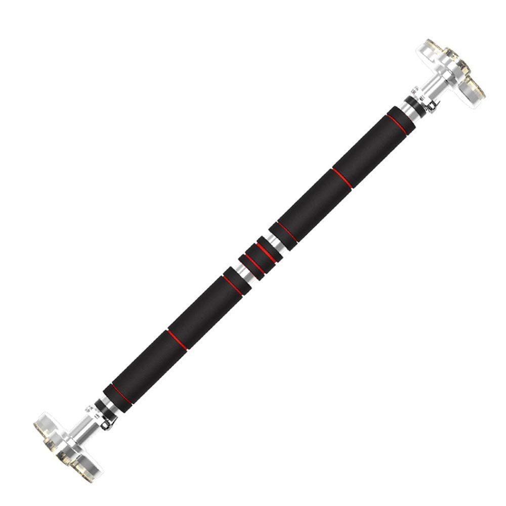 Pull Up Bars HUAHUA Home Fitness Horizontal Bar - Double-Sided Thread Telescopic - Triangular Round Non-Slip - Door Frame Pull Rod 68-90cm