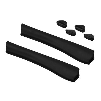 Betterun Black Replacement Nose Pads Pieces Ear Socks Rubber Kits for Oakley Pit Bull