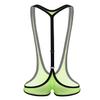 ACSUSS Mens One Piece Fishnet Sheer Y-Back Bulge Pouch Jockstrap Wrestling Singlet Leotard Bodysuit Lawn Green One Size view 2