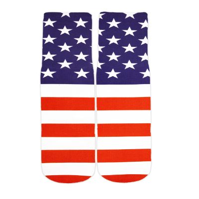 Benefeet Sox Mens Funny Crazy Socks Womens Novelty American Flag Socks Patriotic Socks Boys Cool Funky 3D Printed Patterned Designer Socks Red White Blue Socks 4th Of July Socks Gifts, American Flag