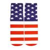 Benefeet Sox Mens Funny Crazy Socks Womens Novelty American Flag Socks Patriotic Socks Boys Cool Funky 3D Printed Patterned Designer Socks Red White Blue Socks 4th Of July Socks Gifts, American Flag view 1