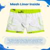 maamgic Boys Swim Trunks Toddler Swim Shorts Little Boys Bathing Suit Swimsuit Toddler Boy Swimwear,Fluorescent Green,4 T view 2