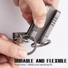 TISUR Belt Keychain Titanium Belt Loop Key Holder with Detachable Keyring for Men and Women (TK+28mm Ti Rings) view 2