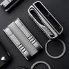 TISUR Belt Keychain Titanium Belt Loop Key Holder with Detachable Keyring for Men and Women (TK+28mm Ti Rings) view 3